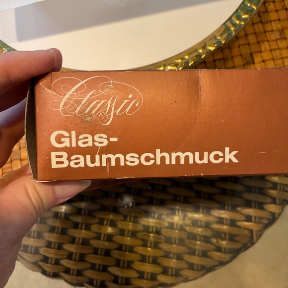 Classic VTG Beautiful Glass Christmas Ornaments Made in West Germany - Picture 6 of 7